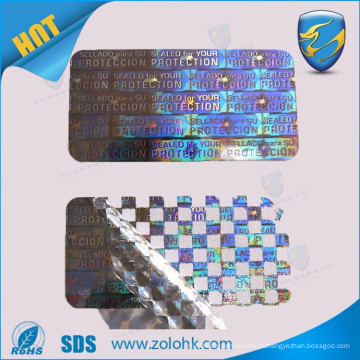 Etiqueta holográfica evidenciadora da violação / Holograma de segurança VOID sticker